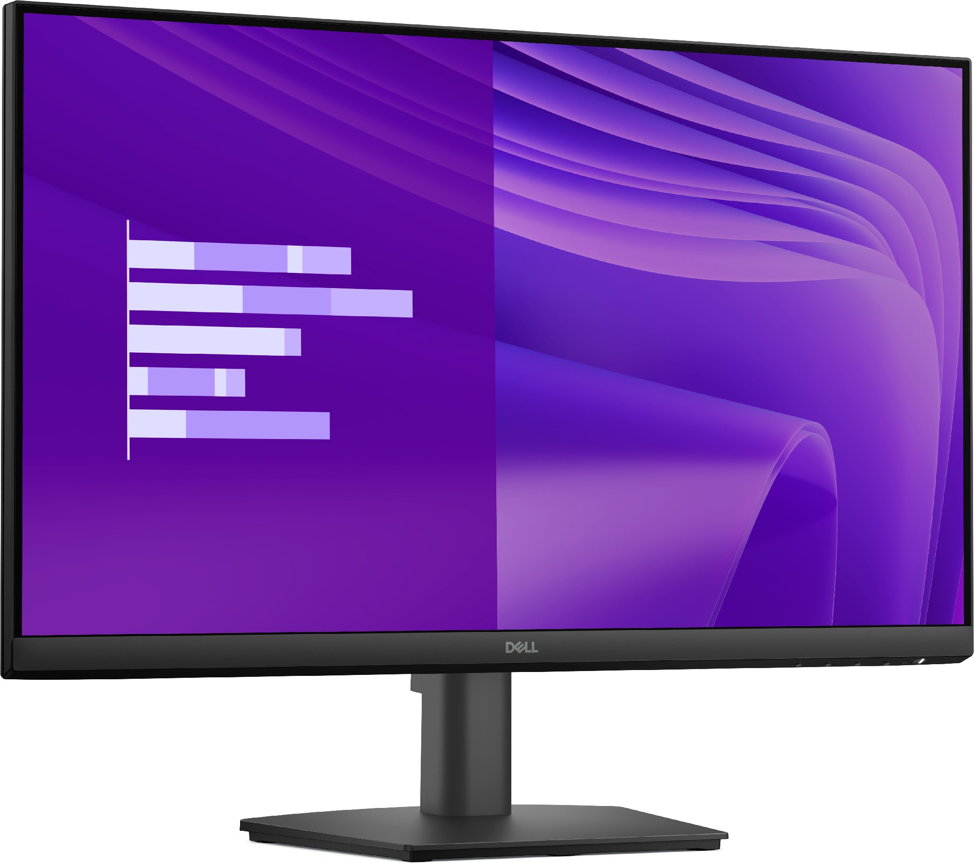 23.8” Monitor DELL E2425HM / 5ms / 100Hz / Black photo 2
