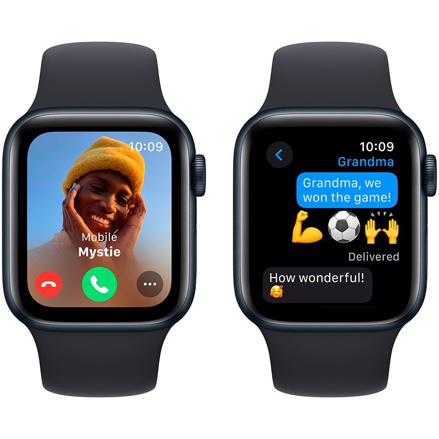 Smart watch Apple Watch SE GPS 40mm Midnight Aluminium Case with Midnight Sport Band - S/M (MR9X3QR/A) 1 GB 1.57 photo 4