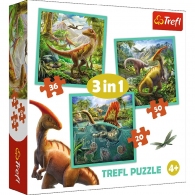 Trefl 34837 Puzzles 3In1 World Of Dinosaur thumbnav 1