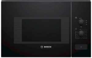 Cuptor cu microunde incorporabil Bosch BFL520MB0, 20 l, 800 W, Negru