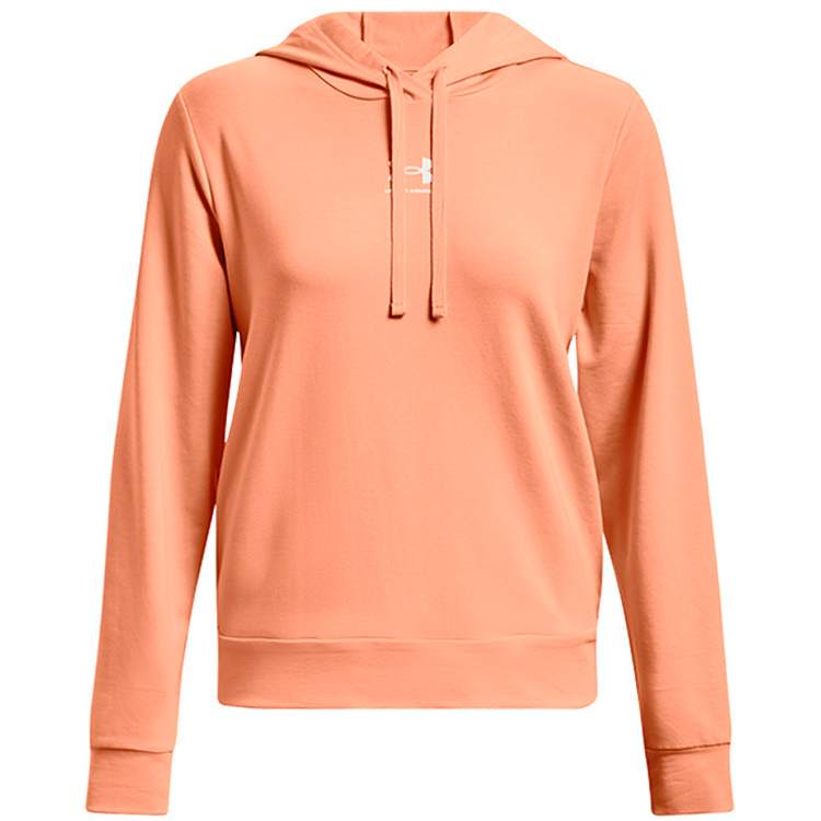 Hanorac Under Armour Rival Terry Hoodie XL Portocaliu Femei photo 3