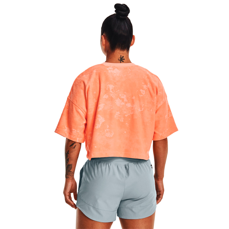 Tricou Under Armour Journey Terry SS / Femei / L / Portocaliu photo 3