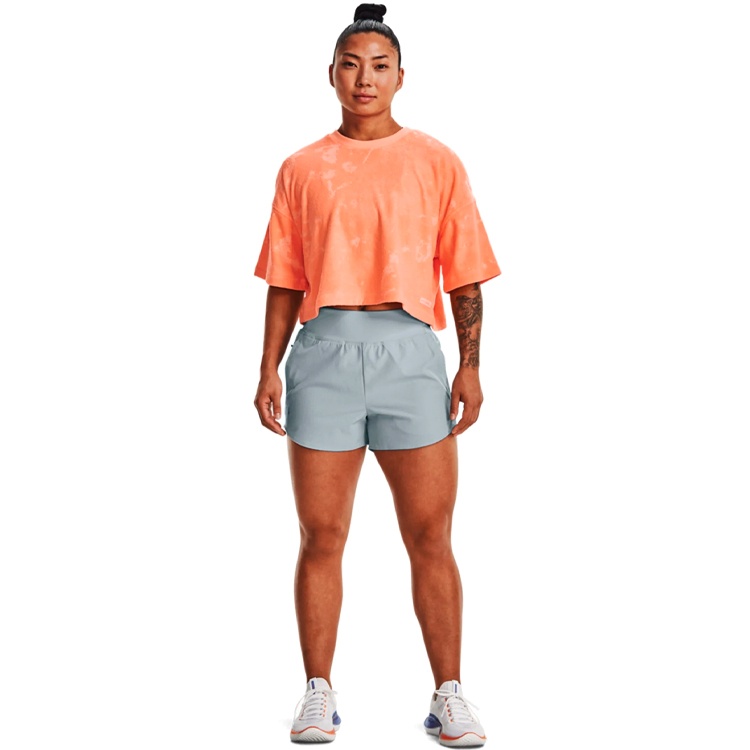 Tricou Under Armour Journey Terry SS / Femei / L / Portocaliu photo 4