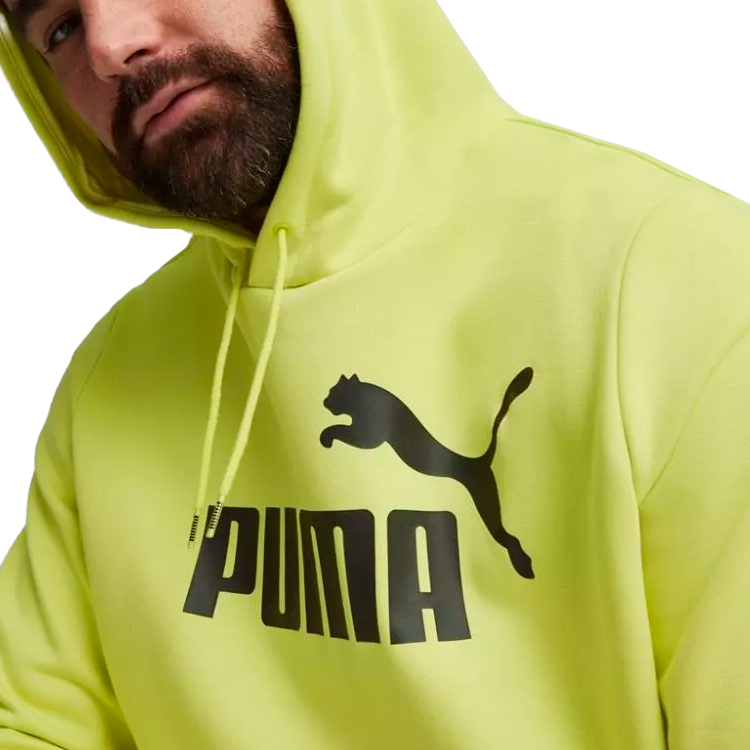 Hanorac pt bărbați Puma ESS Big Logo Hoodie FL S Galben photo 2