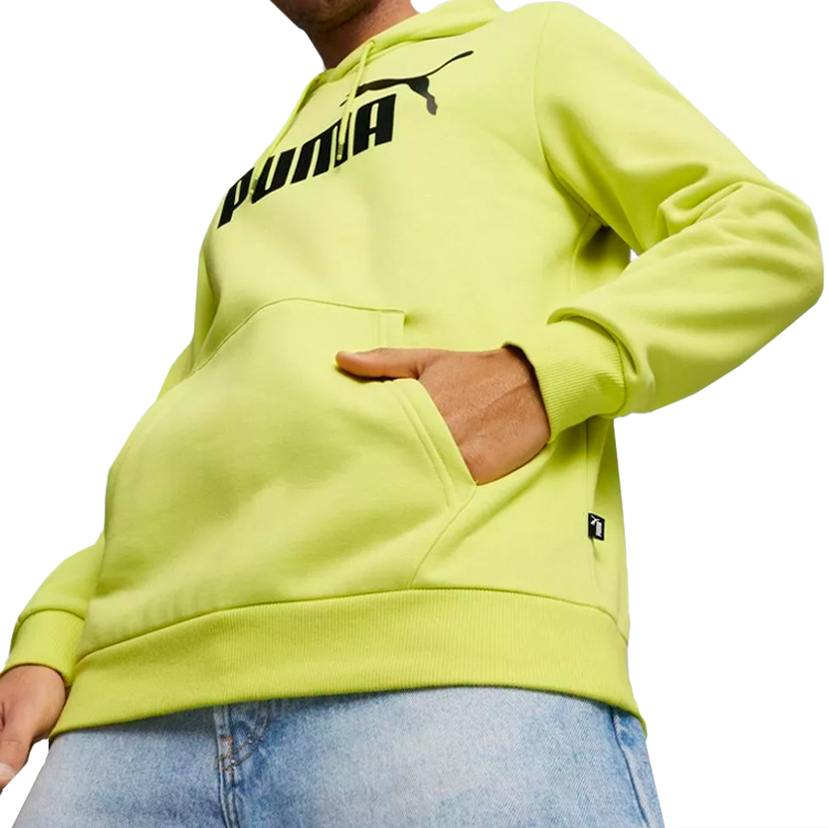Hanorac pt bărbați Puma ESS Big Logo Hoodie FL S Galben photo 5