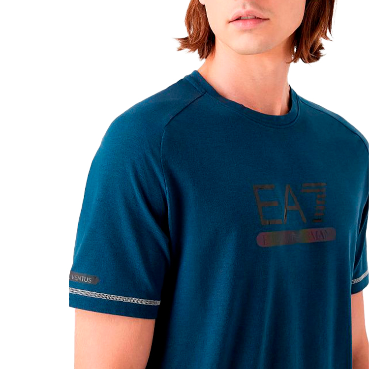 Tricou bărbătesc EA7 EMPORIO ARMANI T-SHIRT S Albastru photo 2