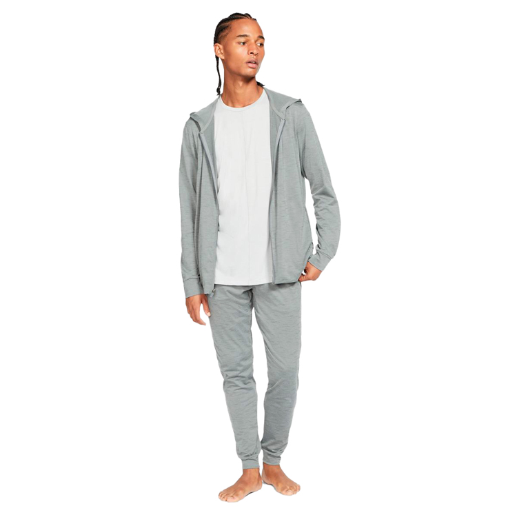 Hanorac pt bărbați Nike M NK DF TOP FZ HPRDRY LT YOGA XL Gri photo 3