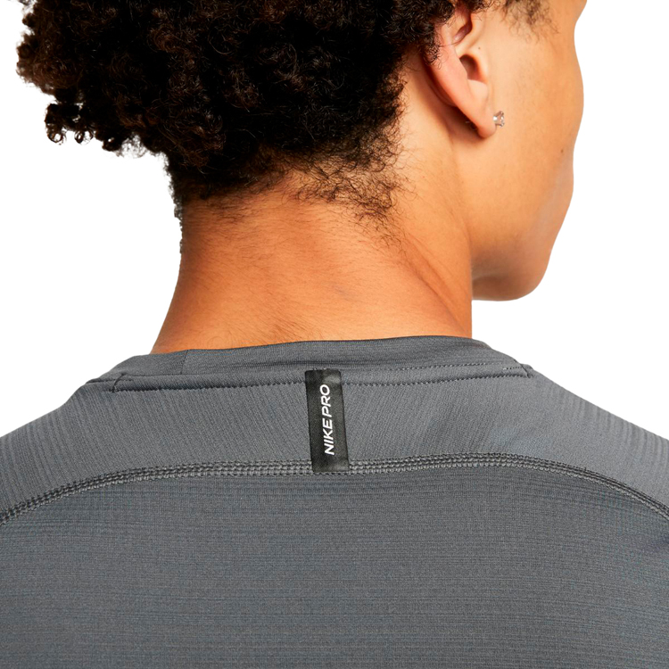 Мужская Толстовка Nike M NP TOP WARM LS CREW 2XL Серый    photo 2