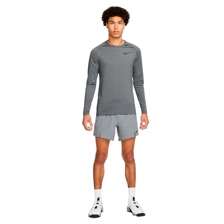 Мужская Толстовка Nike M NP TOP WARM LS CREW 2XL Серый    photo 3