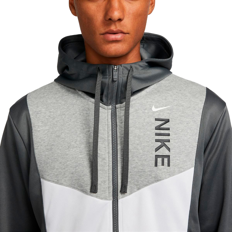 Hanorac pt bărbați Nike M NSW HYBRID PK FZ HOODIE S Gri photo 6