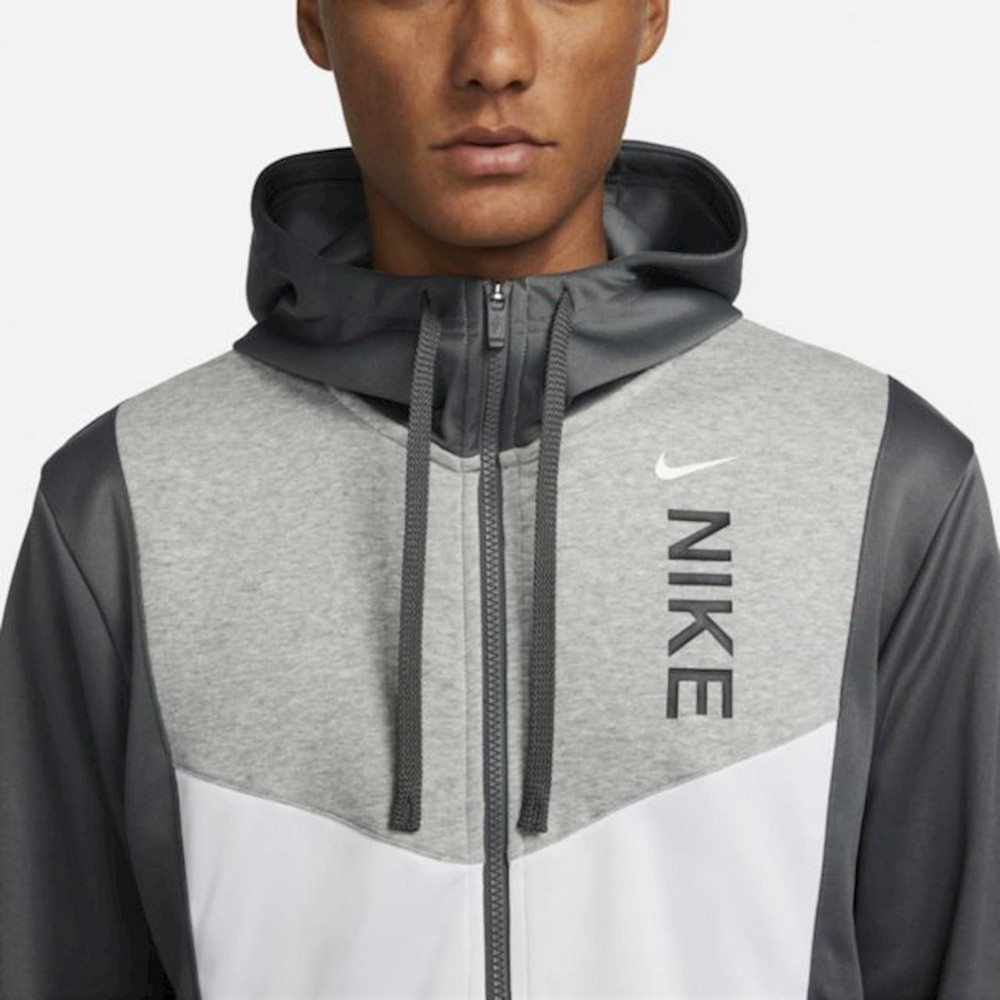 Hanorac pt bărbați Nike M NSW HYBRID PK FZ HOODIE S Gri photo 8
