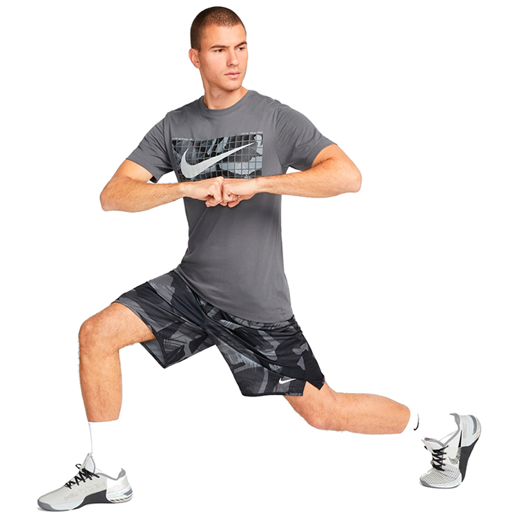 Футболка мужская Nike M NK DF TEE CAMO XL Серый photo 3