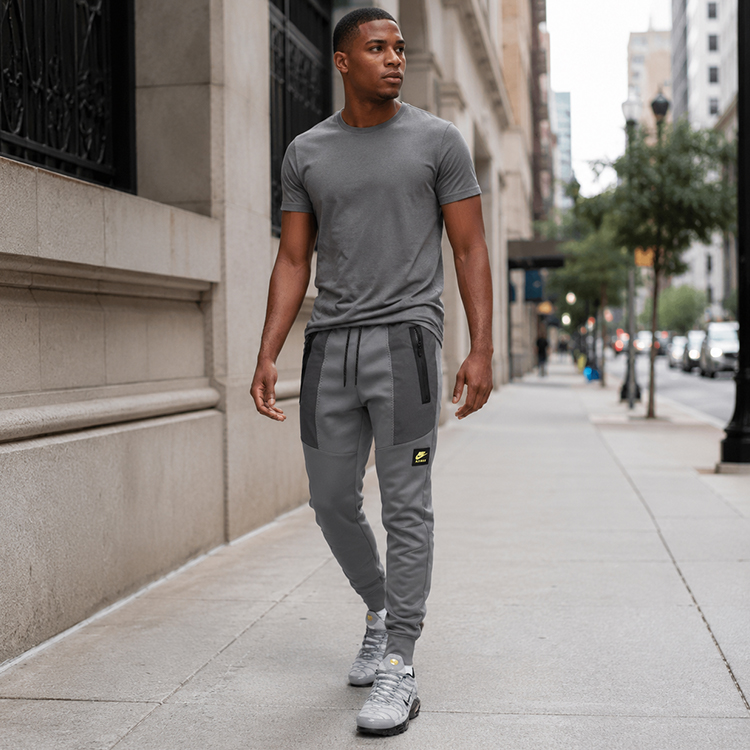Брюки Nike M NSW AIR MAX PK JOGGER M Серый Мужской photo 2