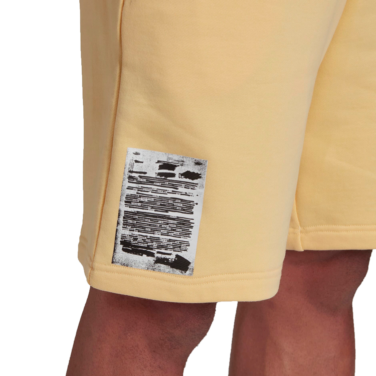 Sorti de bărbați Adidas Q2 GFX Short S Bej photo 2