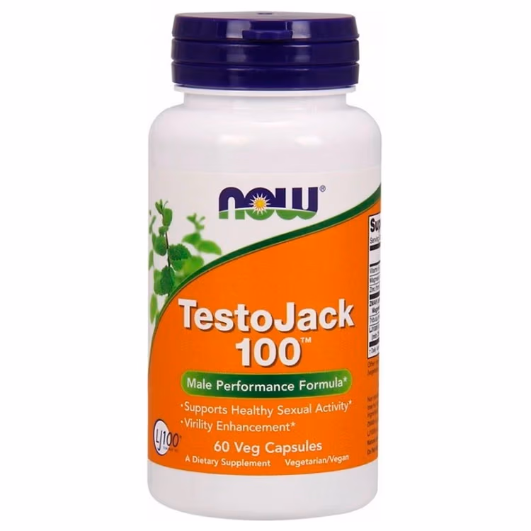 Витамины Now Foods TESTO JACK 100   60 VCAPS 