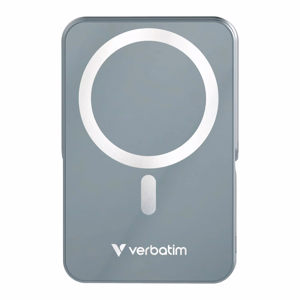 Acumulator extern Verbatim Charge n Go Wireless with Stand 10000mAh Grey 