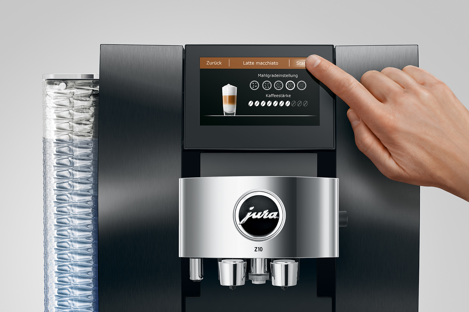Aparat de cafea Espresso JURA Z10 Signature Line Aluminium Dark Inox, 15368 / 15 bar / Espresso photo 3