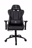 Gaming/Office Chair AROZZI Inizio PU, Black/Grey logo, PU Leather, max weight up to 100-105kg / height 160-180cm, Recline 145°, 1D Armrests, Head and Lumber cushions, Metal Frame, Steel wheelbase, Gas Lift 4class, Small nylon casters, W-24.5kg