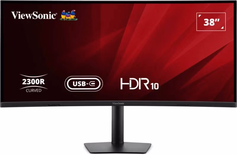 38” Монитор VIEWSONIC VA3820C/ UltraWide QHD / Curved/ 75Hz/ 21:9 / Black