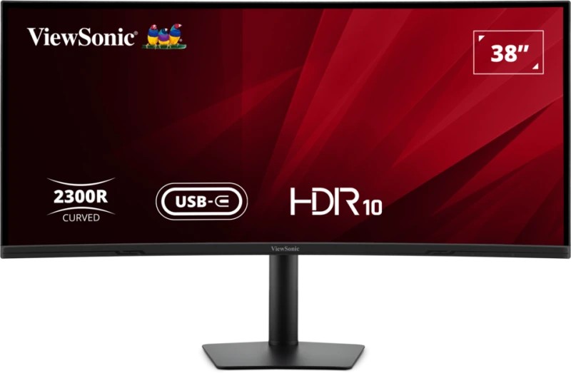 38” Monitor VIEWSONIC VA3820C/ UltraWide QHD / Curved/ 75Hz/ 21:9 / Black photo 1
