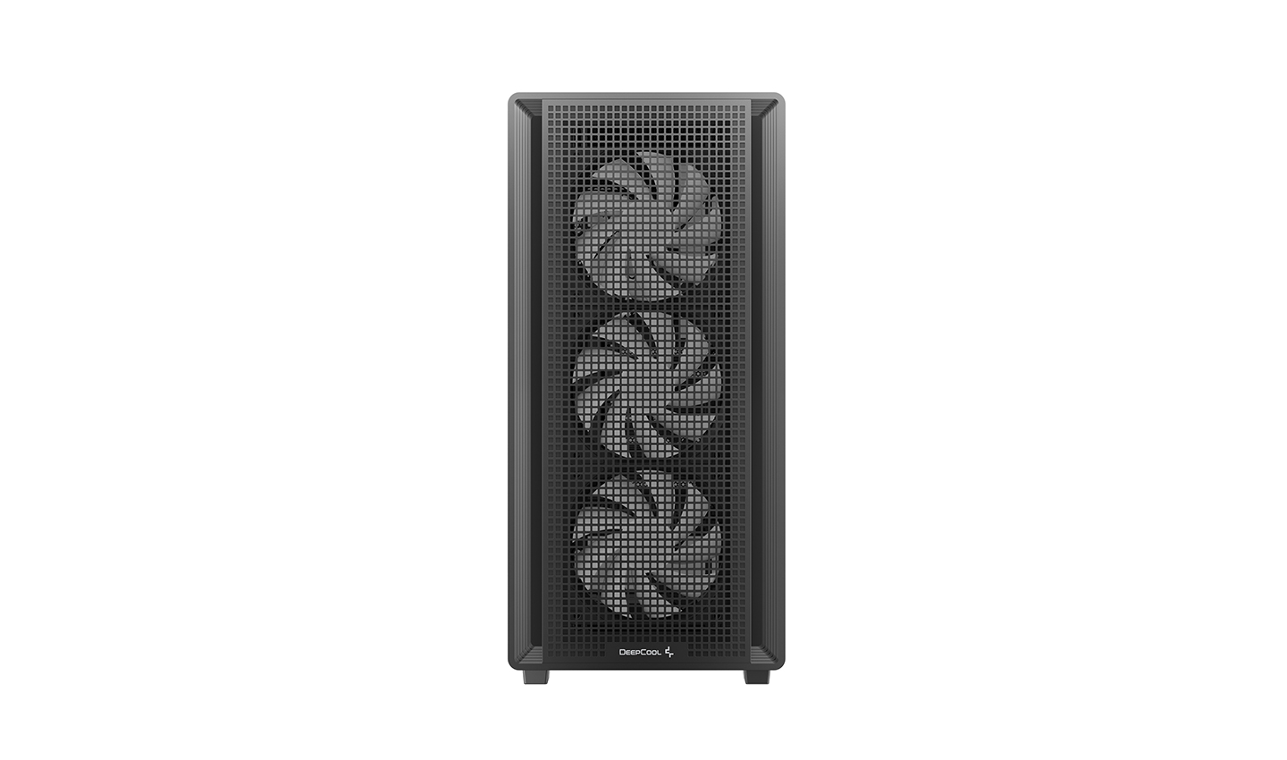 Корпус DEEPCOOL CC550 4F / w/oPSU / Side panel / 4x120mm / ATX / Black photo 3