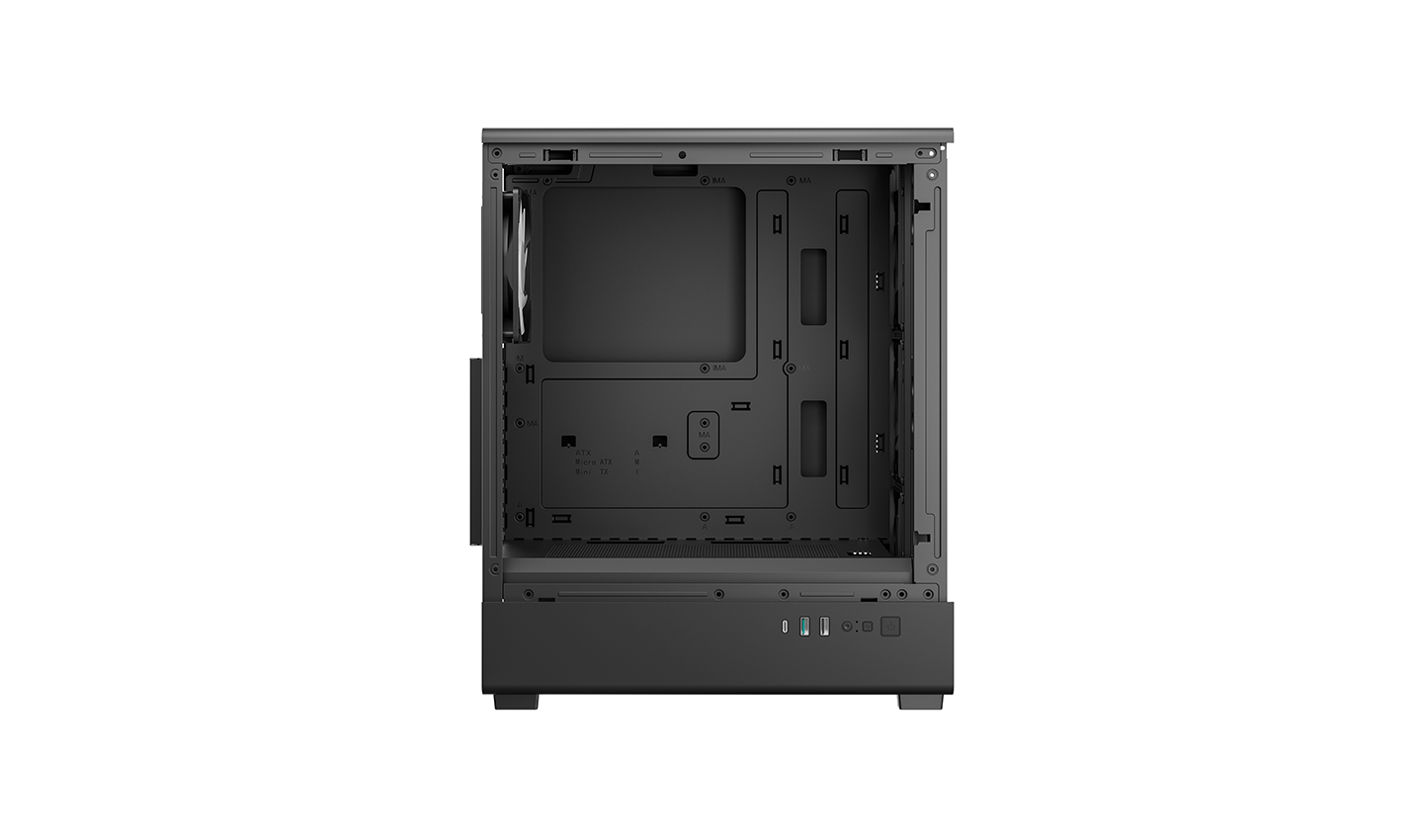 Корпус DEEPCOOL CC550 4F / w/oPSU / Side panel / 4x120mm / ATX / Black photo 4