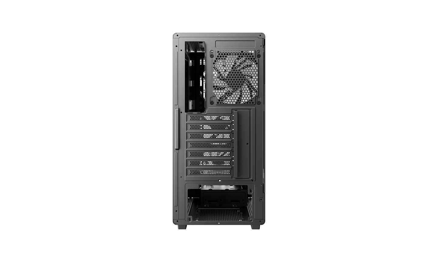 Корпус DEEPCOOL CC550 4F / w/oPSU / Side panel / 4x120mm / ATX / Black photo 9