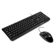 SVEN KB-S330C, Keyboard 12Fn-keys + Mouse (Optical 1000 dpi, 2+1(scroll wheel)), Waterproof design, Classic fullsize layout, USB, Black, Rus/Ukr/Eng thumbnav 2