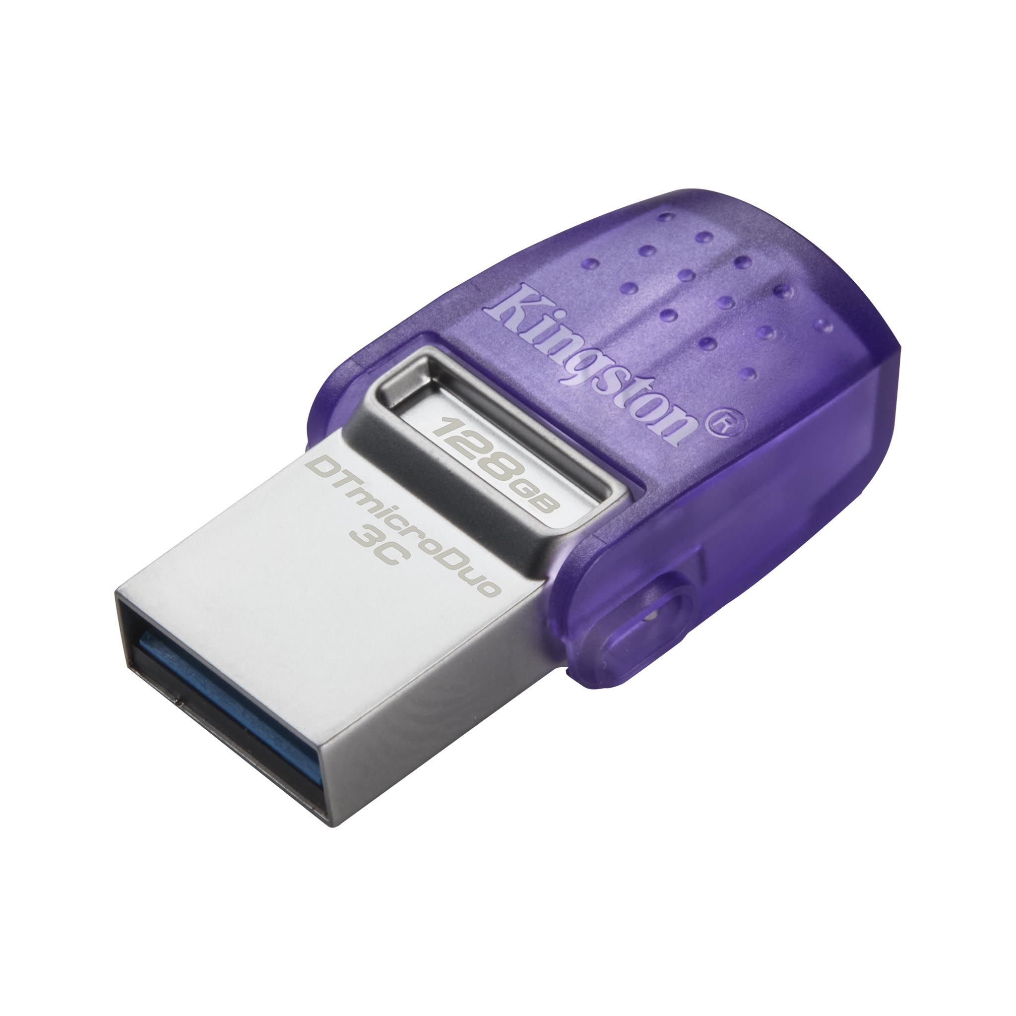 Флеш-накопитель USB-C/A Kingston DataTraveler microDuo 3C / 128ГБ / 200 MByte/s photo 2
