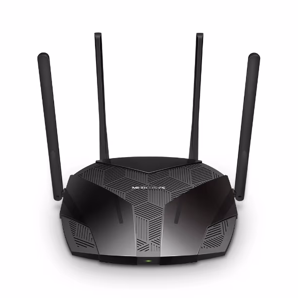 Wireless Router MERCUSYS MR80X / AX3000 Dual Band / Wi-Fi6 / Gigabit / 1WAN+3LAN / 4 external antennas