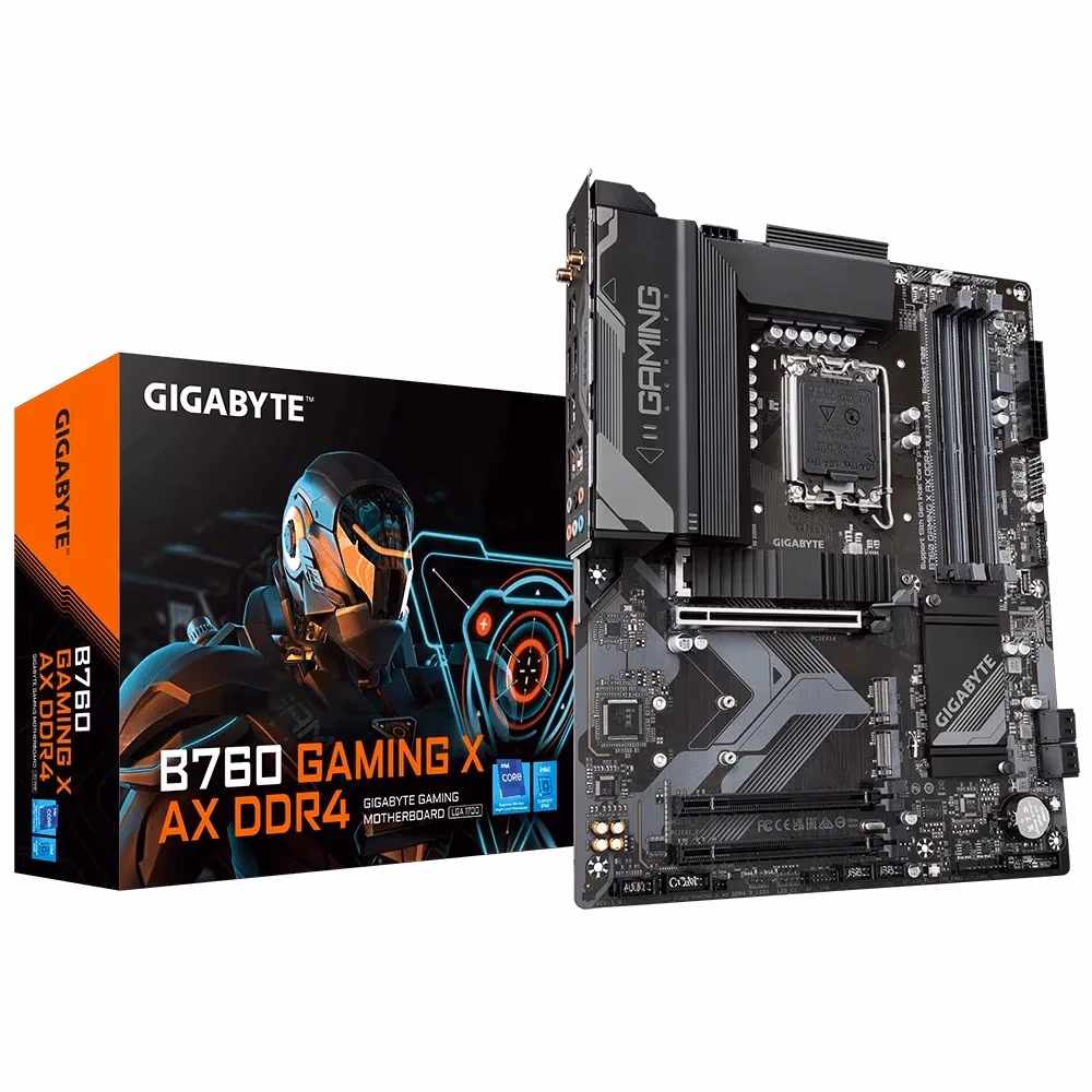 Материнская плата GIGABYTE B760 GAMING X AX DDR4 / 1700 / B760 / DDR4 / ATX