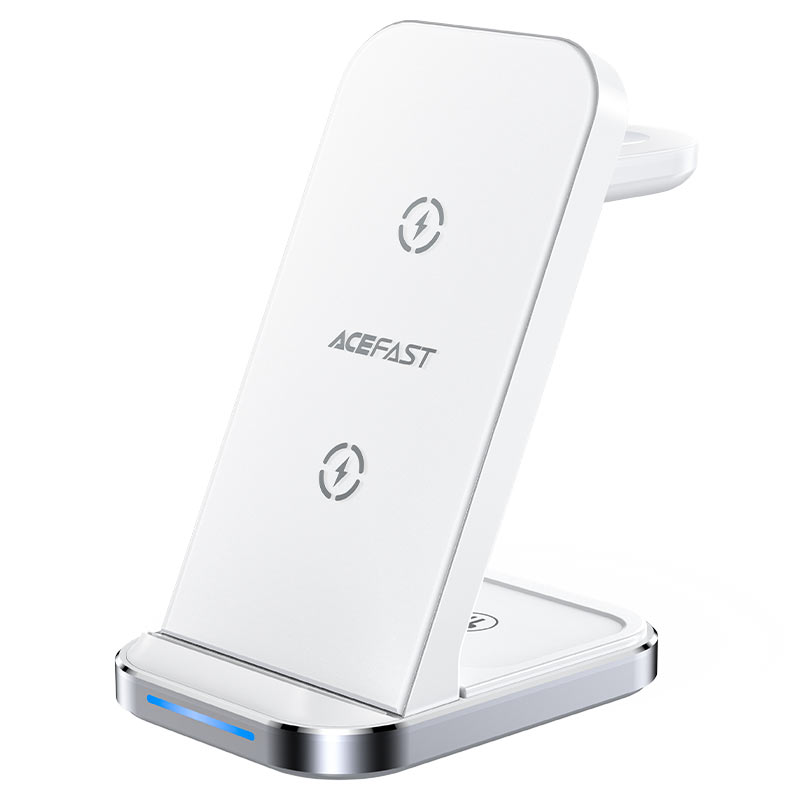 Incarcator Wireless  ACEFAST E15 / Wireless output 1: 5up to 15W, Output 2: 5W, Output 3: 2.5W / White photo 1