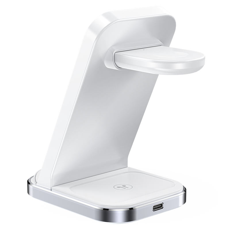 Incarcator Wireless  ACEFAST E15 / Wireless output 1: 5up to 15W, Output 2: 5W, Output 3: 2.5W / White photo 3