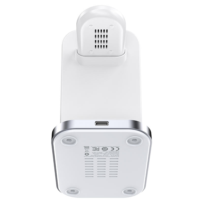 Incarcator Wireless  ACEFAST E15 / Wireless output 1: 5up to 15W, Output 2: 5W, Output 3: 2.5W / White photo 5
