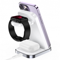 Incarcator Wireless  ACEFAST E15 / Wireless output 1: 5up to 15W, Output 2: 5W, Output 3: 2.5W / White thumbnav 4