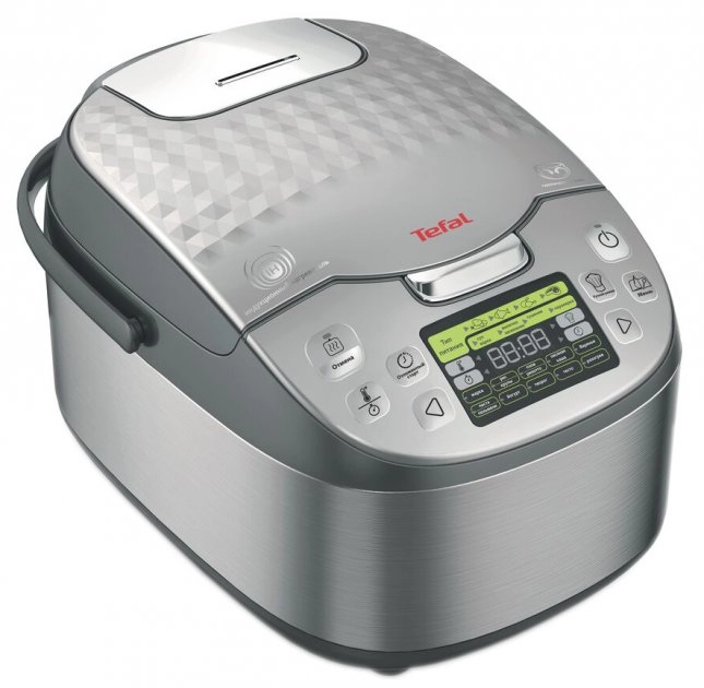 Multifierbator Tefal RK807D34, 1200 W, 44 programe, Argintiu