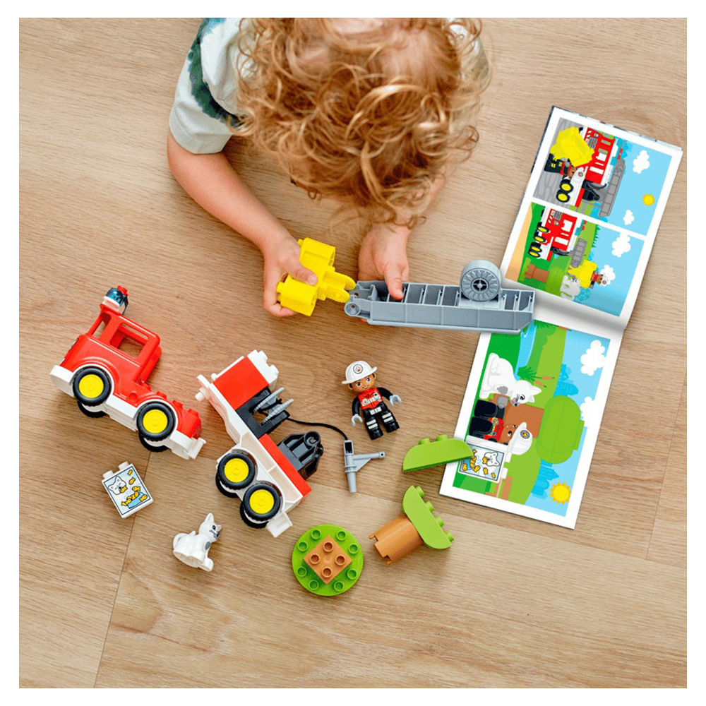 Constructor Lego Duplo Fire Truck 10969  de la 2+ ani photo 7