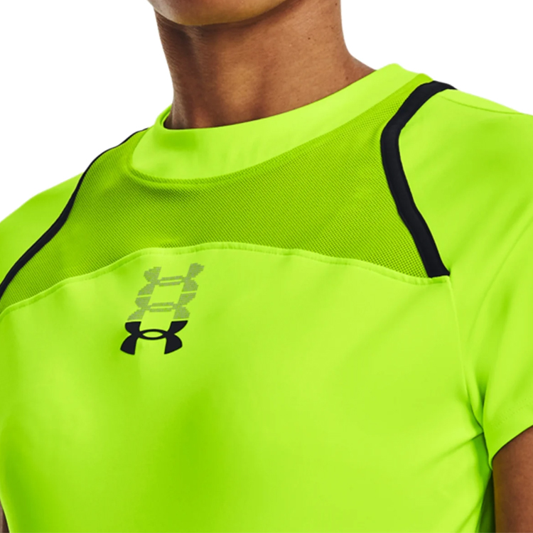 Tricou Under Armour UA Run Anywhere Crop SS / Femei / L / Verde photo 2