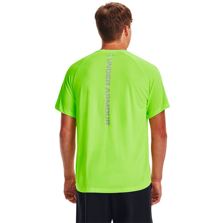 Футболка мужская Under Armour UA M TECH REFLECTIVE SS 3XL Зеленый photo 2