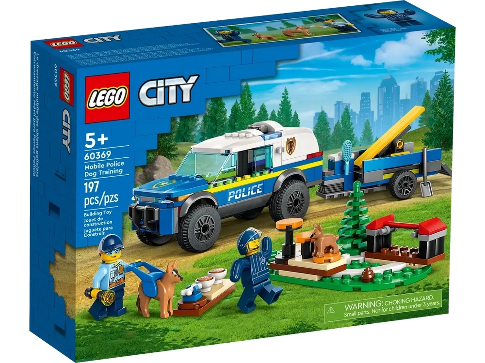 Constructor Lego 60369 Constructor Lego City Mobile Police Dog Training 60369