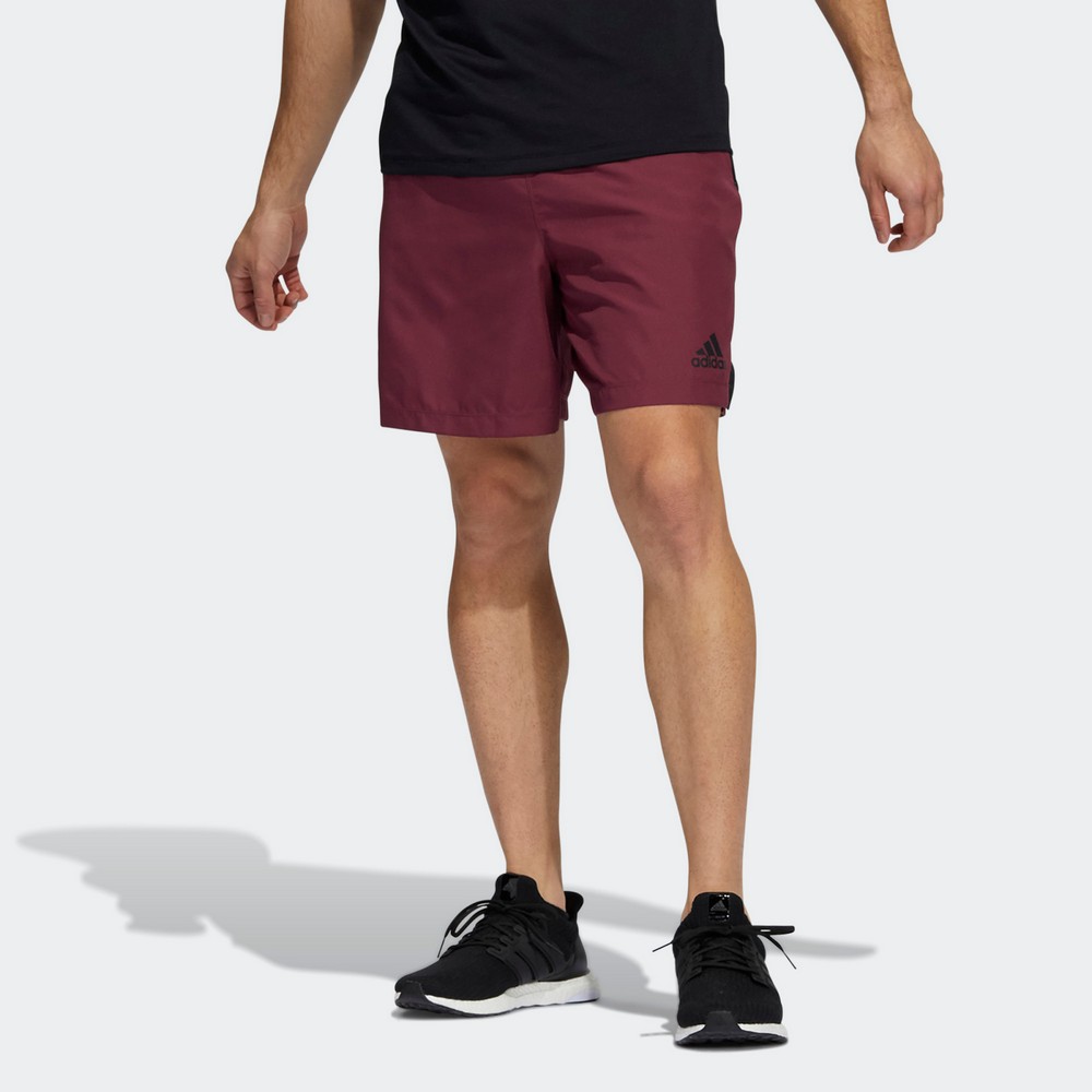 Sorti de bărbați Adidas AM WV SHORT XS Bordo photo 2