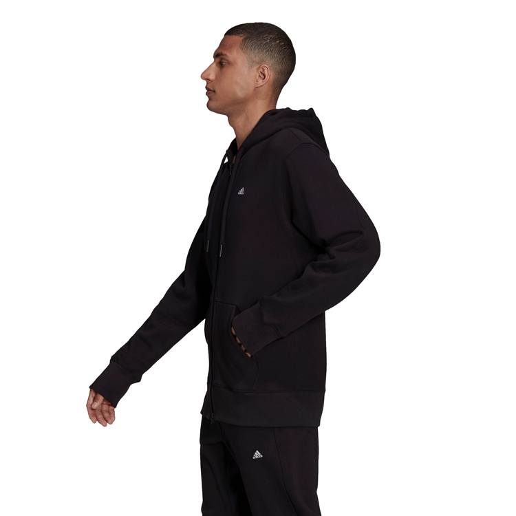 Мужская Толстовка Adidas M FI CC FZ S Черный photo 2