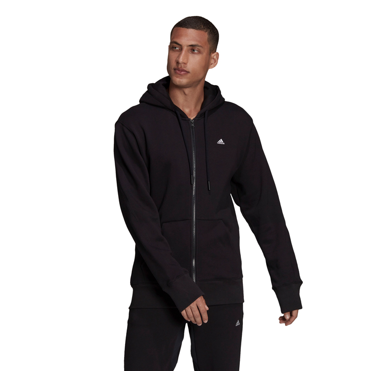 Мужская Толстовка Adidas M FI CC FZ S Черный photo 7