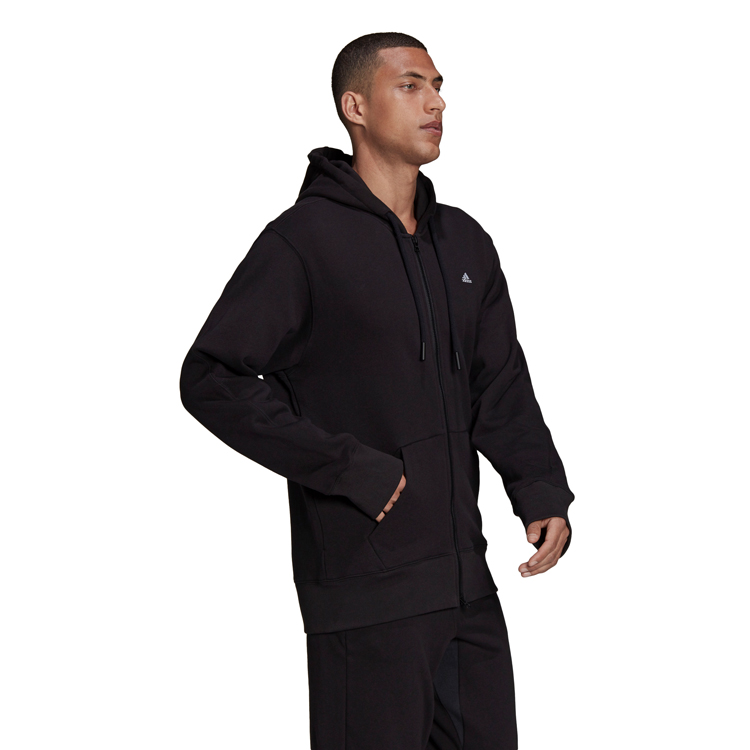 Мужская Толстовка Adidas M FI CC FZ S Черный photo 9