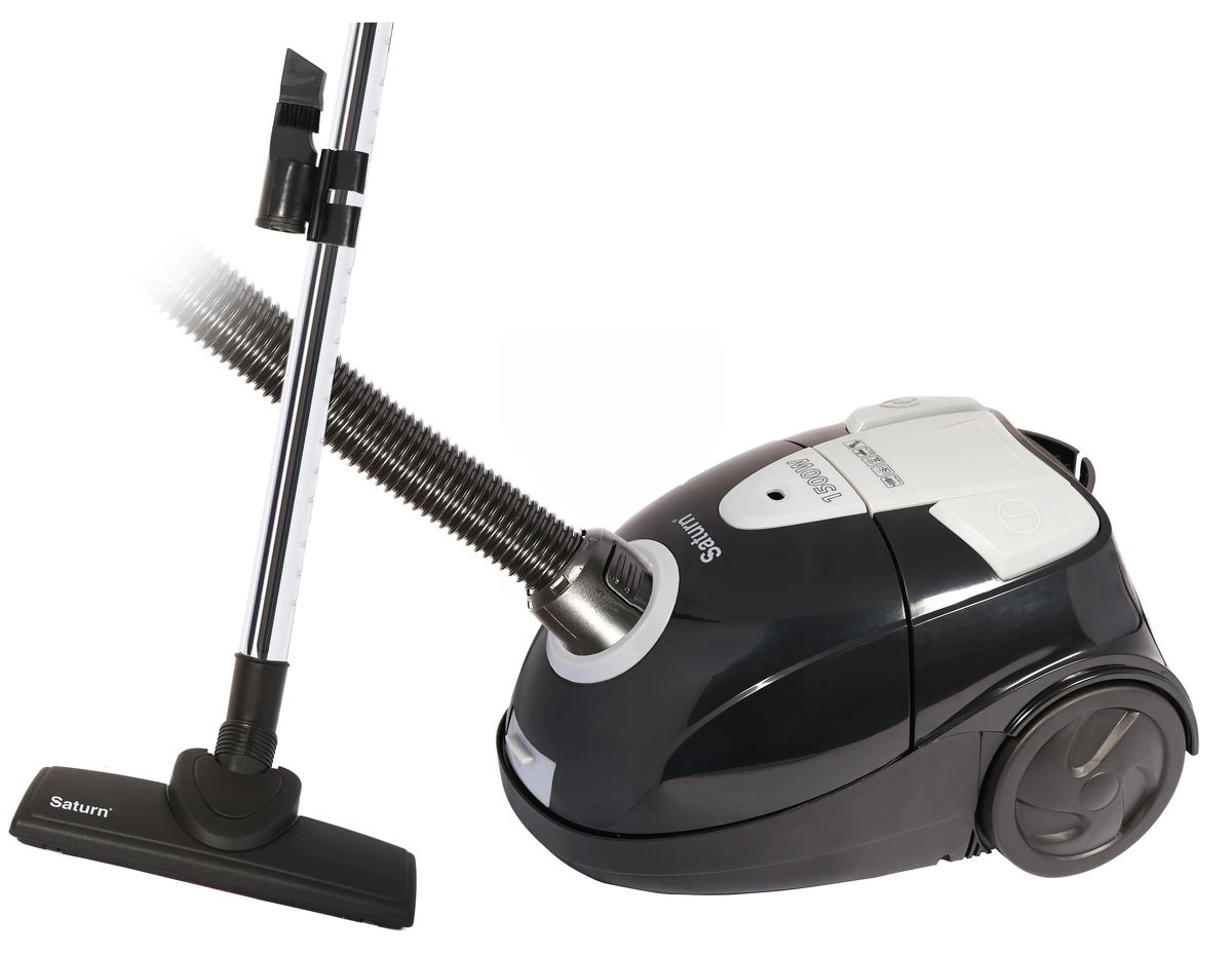 Aspirator cu sac Saturn ST-VC0269, 1500 W, 78 dB, Negru