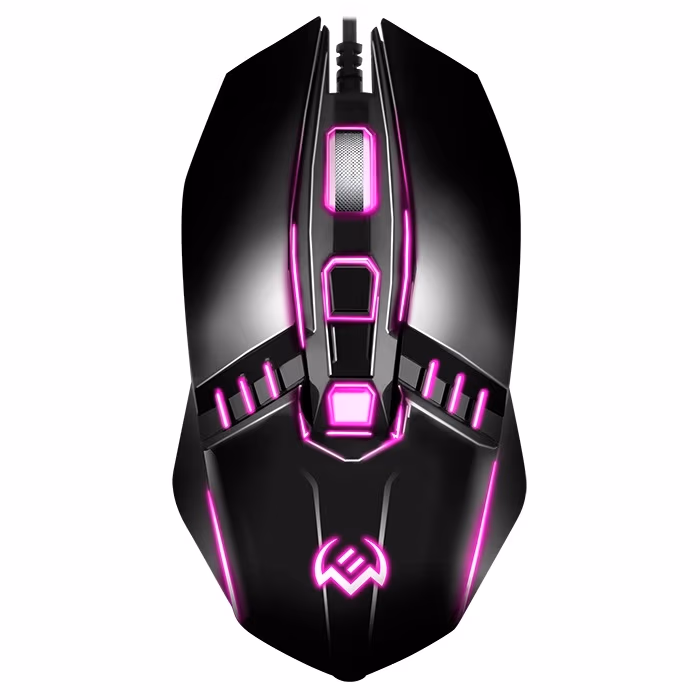 SVEN RX-200, Optical Mouse, Backlighting, 800-1600 dpi, 3+1 Button, 1,5m ,USB, Black