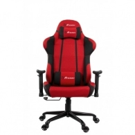 Gaming/Office Chair AROZZI Torretta V2, Red/Black, Fabric + PU leather, max weight up to 95-100kg / height 160-180cm, Recline 165°, 2D Armrests, Head and Lumber cushions, Metal Frame, Nylon wheelbase, Gas Lift 4class, Small nylon casters, W-24.5kg