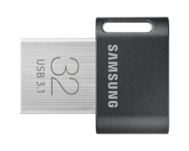 32GB USB3.1 Samsung Fit Plus, Space Gray, Ultra-small (Up to: Read 200 MByte/s) photo 1