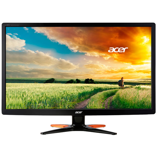 23.6" ACER LED G246HL Black Borderless (5ms, 20M:1, 250cd, 1920x1080, 170°/160°, VGA, DVI, HDMI) [UM.FG6EE.G01] photo 1