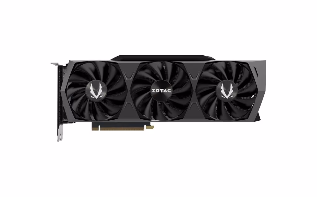 ZOTAC GeForce RTX 3080 Trinity OC LHR 10GB GDDR6X, 320bit, 1725/19000Mhz, Ampere, PCIeX16 4.0, Triple Fan / IceStorm2.0, 1xHDMI, 3xDisplayPort, Active Fan Control/FREEZE Fan Stop, SPECTRA RGB Lightning, FireStorm, Metal Wraparound Backplate, Premium Pack